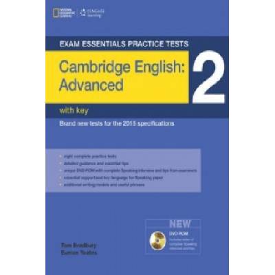 Exam Essentials: Cambridge Advanced Practice Tests 2 w/key +