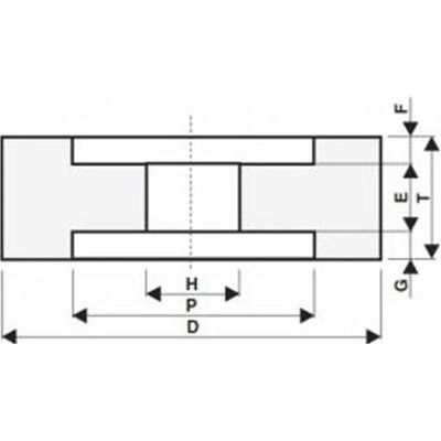 Tyrolit Brusný kotouč 450 x 76 x 203,2 - 280 x 10 / 20 mm 98A462I12V40 T34162946