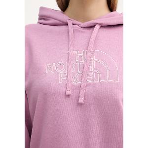 The North Face суичър с качулка дамски с памук Drew Peak Light (NF0A8C1DMOJ1)