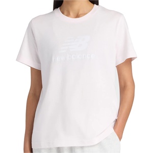 New Balance Дамска тениска New Balance Women's Sport Essentials Jersey Logo T-Shirt - Pink Salt - размер XL (916-6687-0515)