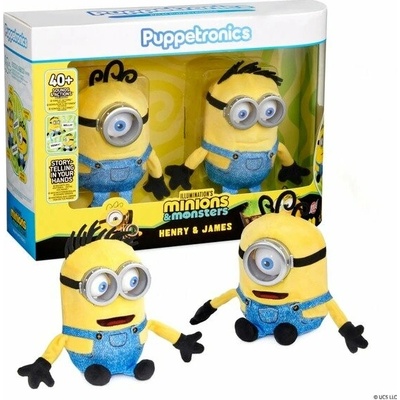 WOW Stuff Minions Puppetronics Mimoni a Monstra Interaktivní plyšák Henry a James