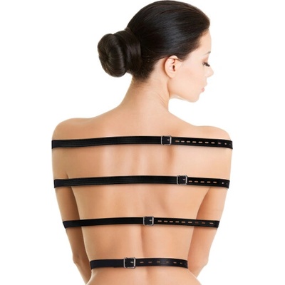 Ouch! Full Body Bondage Belts Black