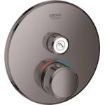 GROHE Grohtherm SmartControl - Термостатична душ-батерия за вграждане с един вентил, Hard Graphite 29118A00 (29118A00)