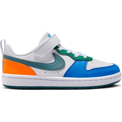 Nike Детски маратонки Nike Kid's Court Borough Low Recraft Sneakers - White / Mineral Slate / Malachite - размер 33, 5 (EU) (702-5665-0920)