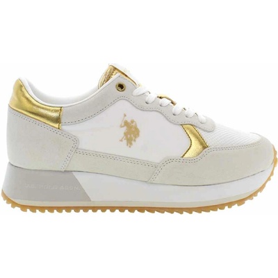 U.S. POLO ASSN., SACHA biela sivá zlatá hnedá