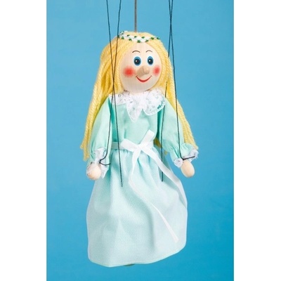 Mašek umělecká výroba loutka Víla zelenkavá 20 cm – Zbozi.Blesk.cz