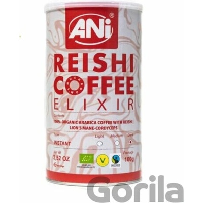 Ani Elixír Reishi BIO Instantná káva s Cordyceps Sinensis Lion’s Mane 100 g