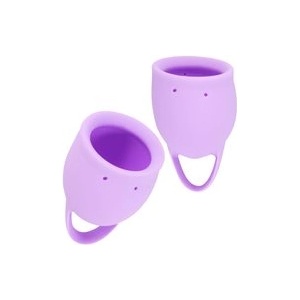 LOLA GAMES Комплект менструални чашки Natural Wellness Лавандулова орхидея 2 бр (P26757)