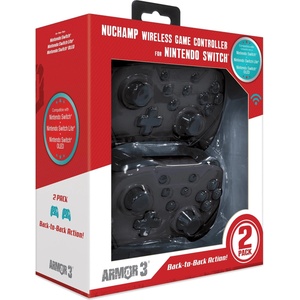 HYPERKIN Armor3 NuChamp Wireless Controller Pack for Nintendo Switch 2in1 (M07467-BKBG)
