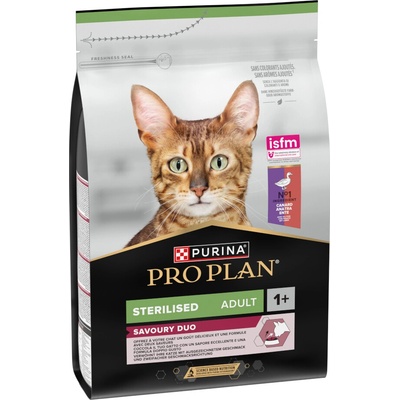 PURINA PRO PLAN Sterilised Adult Savoury Duo kačacie a pečeň 3 kg