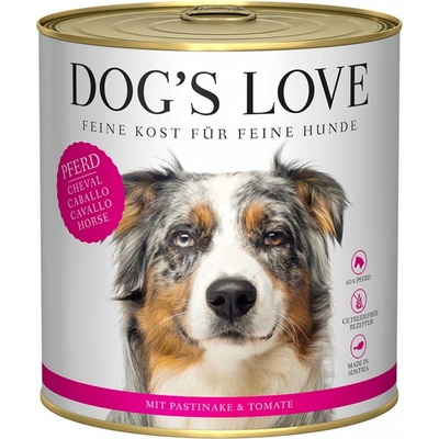 Dog's Love Adult koňské 12 x 800 g