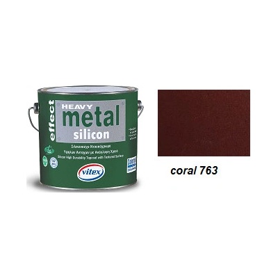 Vitex Heavy Metal Silicon Effect - štrukturálna kováčska farba 763 Coral 2,25L 0556