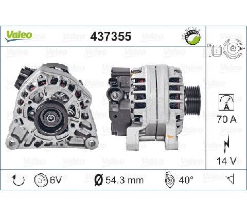 VALEO ALTERNATOR 437355