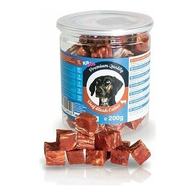 KIDDOG hovädzie mäso v kocke PREMIUM QUALITY 200 g