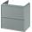 Cersanit S1021-009-Окачен шкаф под мивка MILLE SLIM 60x38 cm в ментов цвят (CS0251)