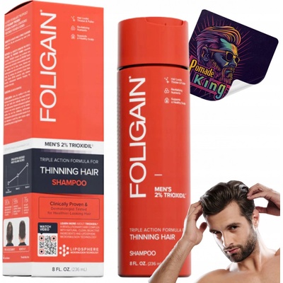 Foligain Triple Action šampon muži 236 ml