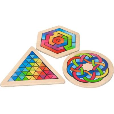 GOKI puzzle Hlavolam kruh 16 dílků