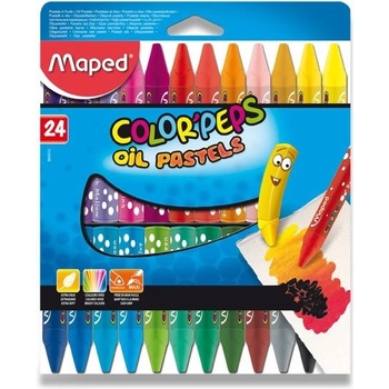 Maped Olejové pastely Color'Peps Oil Pastels 24 barev trojhranné