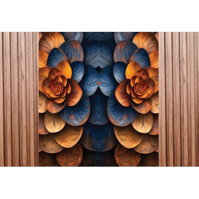 Стенен панел bamboo charcoal i Модел: 4001 i с непрекъсната или огледална шарка i uv лак