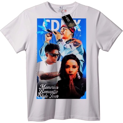 NOONEBRAND Тениска Мафия CDMX - 3XL, White