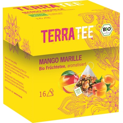 Terra Tea Ovocný čaj Mango s meruňkou bio BIO VEGAN 16 x 1,8 g