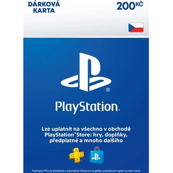PlayStation Store predplatená karta 200 Kč