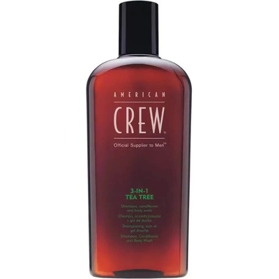 American Crew 3in1 Tea Tree Shampoo, Conditioner and Bodywash 250 ml