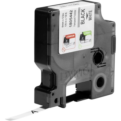 etikety DYMO IND RHINO 1805442 polyester Farba pásky: biela Farba písma:čierna 6 mm 5.5 m