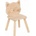 Atmosphera Wooden cat cat high chair, 30 x 28 x 50 cm
