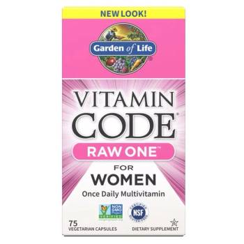 Image 1 of Garden of Life Vitamin Code RAW ONE for Women, 75 vcaps