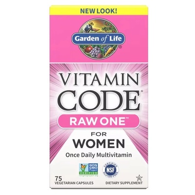 Garden of Life Vitamin Code RAW ONE for Women, 75 vcaps