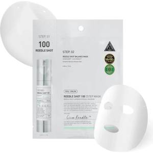 VT Cosmetics Mild Reedle Shot 100 2-Step Mask - Изглаждаща лист-маска 1.5г + 25г