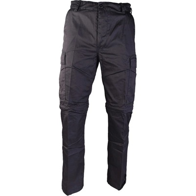 Kalhoty Mil-Tec BDU ZIP-OFF odepínací ČERNÉ