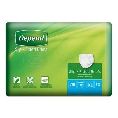 Depend Slip Normal XL Plienkové nohavičky zalepovacie 15 ks