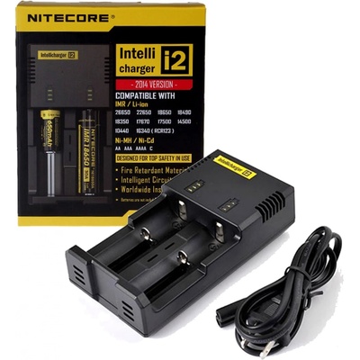 Nitecore i2 V2 inteligentní nabíječka 2 sloty