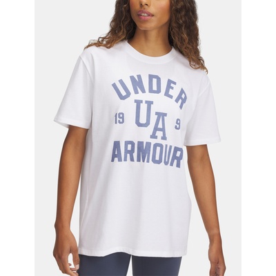 Under Armour Дамска тениска Under Armour UA HWT OS Collegiate SS Under Armour | Byal | ЖЕНИ | XS