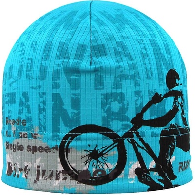 RDX čepice zima F925P cyklo tyrkysová
