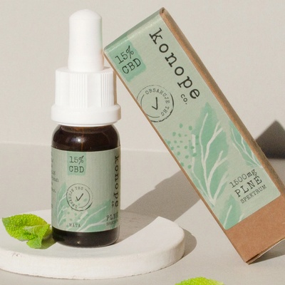 Konope 15% CBD Fresh Mäta Full Spektrum 1500 mg 10 g