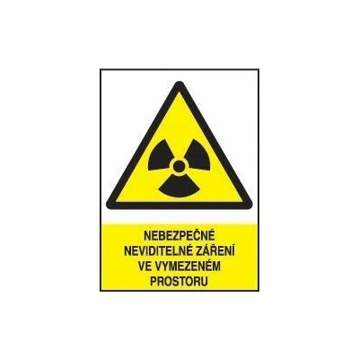 Nebezpečné neviditelné záření ve vymezeném prostoru, Fólie A5