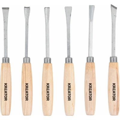 KREATOR dláta řezbářská MINI, 6ks, KRTH23203