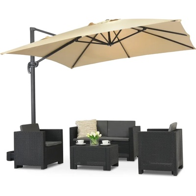 Garden Point бежов чадър Siena 3х3м Garden Point (GAP476)