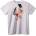 NOONEBRAND Тениска с флорален акварел - 2XL, White