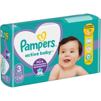 Image 1 of Pampers Памперси Pampers Active Baby 3 (6-10 кг. ) - 70 броя