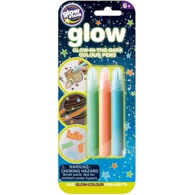 GlowStars Glow Barvy na textil 3 ks svítící ve tmě