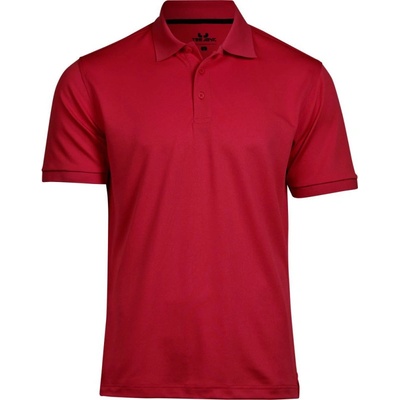 TeeJays polokošile Club Piqué Polo 7000 krátký rukáv červené