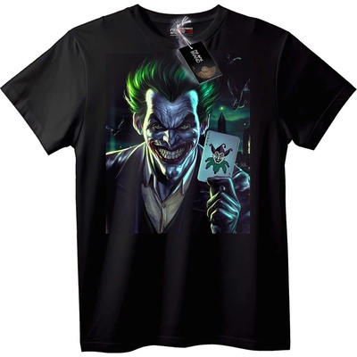 NOONEBRAND Тениска Joker - злодеят от Batman - 2XL, Black