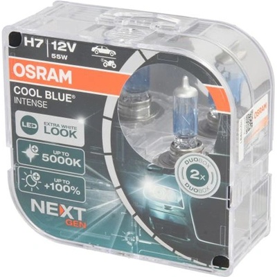 OSRAM Крушка OSRAM H7, 12V, 55W, 5000К, 1500lm, 2 броя