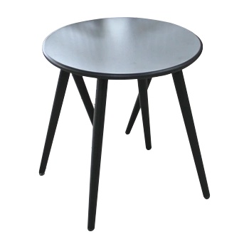 Horecano HORECANO-Масичка за шезлонг метална Ø46cm. x h46cm. (DE18336) (017403)