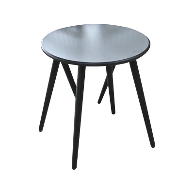 Horecano HORECANO-Масичка за шезлонг метална Ø46cm. x h46cm. (DE18336) (017403)