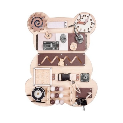 Kik KX5372 Senzorická manipulační deska medvěd hnědý